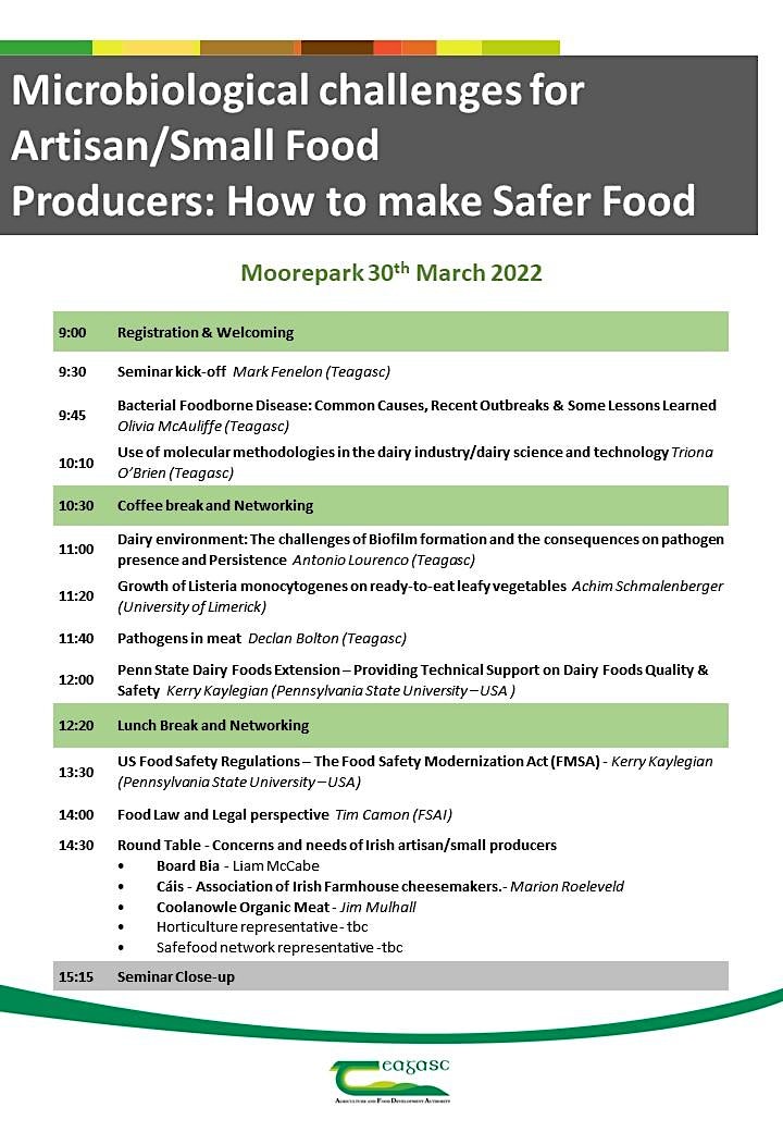 
		Microbiological Safety Challenges for Artisan/Small Food Producers image
