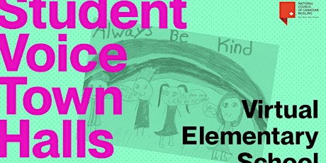 Virtual Student Voice Town Hall - Elementary School Students primary image
