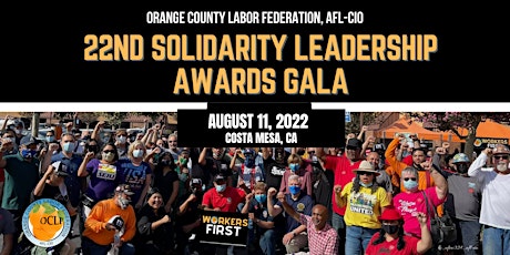 22nd Solidarity Leadership Awards Gala tickets
