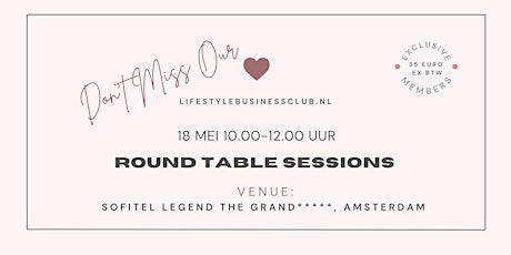 Round Table Sessions Amsterdam tickets
