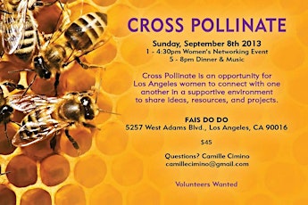 Copy of Cross Pollinate - Women's Leadership & Networking Workshop primary image