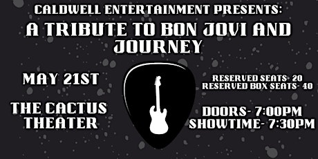 Caldwell Entertainment presents:   Bon Jovi and Journey tickets