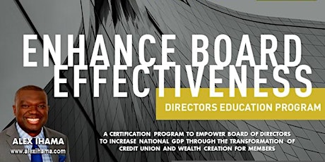 Board of Directors Certification Program by the Credit Union Transformation tickets