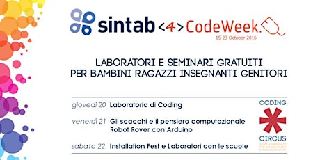 Immagine principale di Sintab for Code Week 2016 