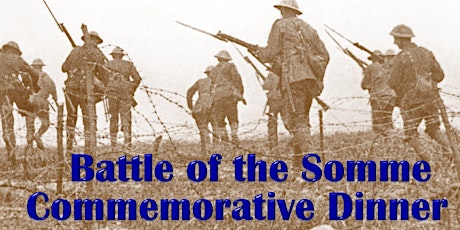 Battle of the Somme - Commemoration Dinner primary image