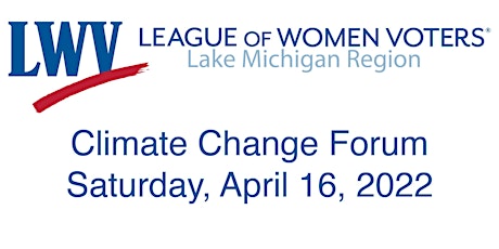 Climate Change Forum (In-Person)