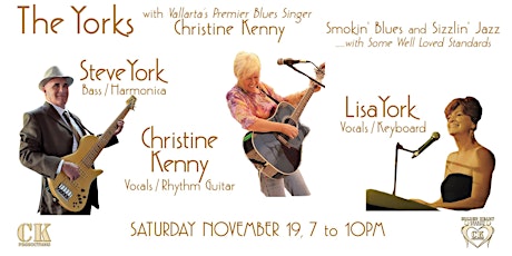 THE YORKS with CHRISTINE KENNY ~ Smokin' Blues and Sizzlin' Jazz primary image