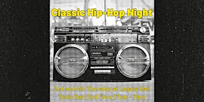 Classic Hip Hop DJ Night