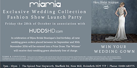 HuddsHD Launch Party & Bijou Boutique Wedding Collection Fashion Show primary image