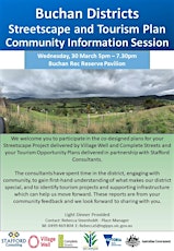 Buchan Districts Streetscape and Tourism Plan Community Information Session primary image