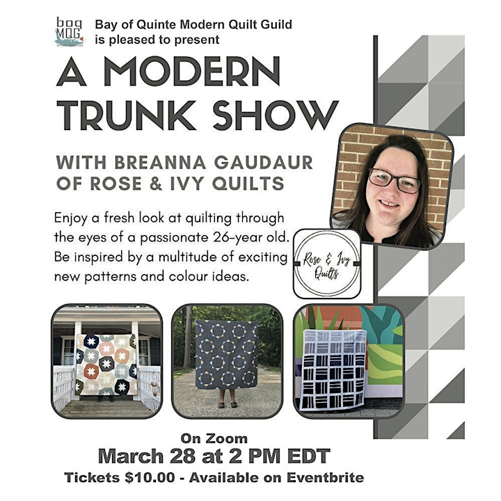 A Modern Trunk Show with Breanna Gaudaur of Rose and Ivy Quilts image