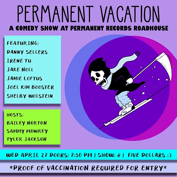 Permanent Vacation Comedy Show at Permanent Records Roadhouse image
