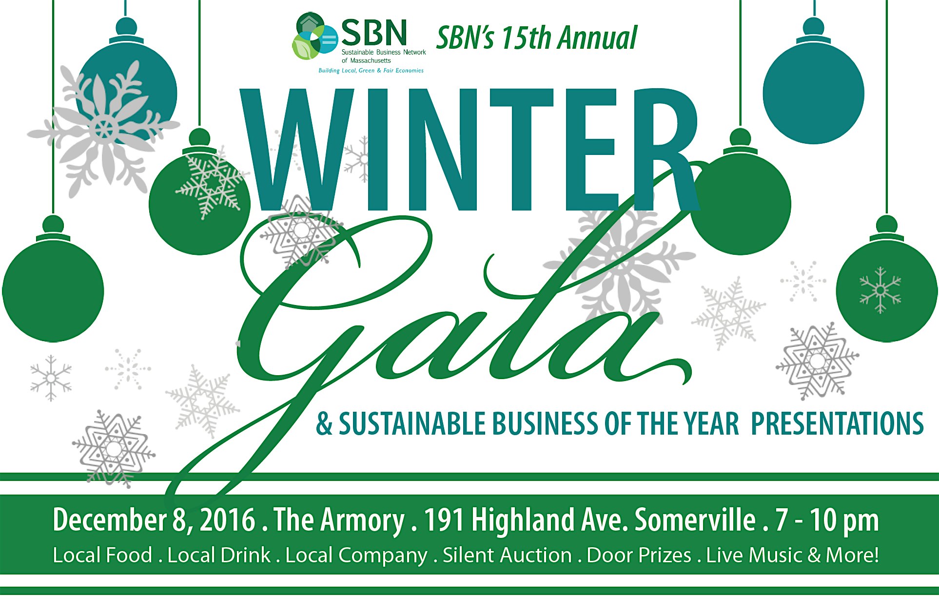 SBN’s 15th Annual Winter Gala