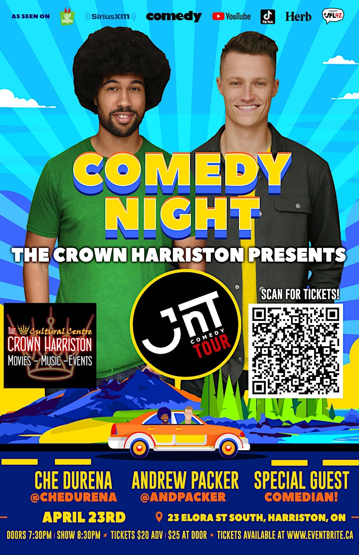 Comedy Night in Harriston | JNT Comedy Tour @ The Crown Harriston image