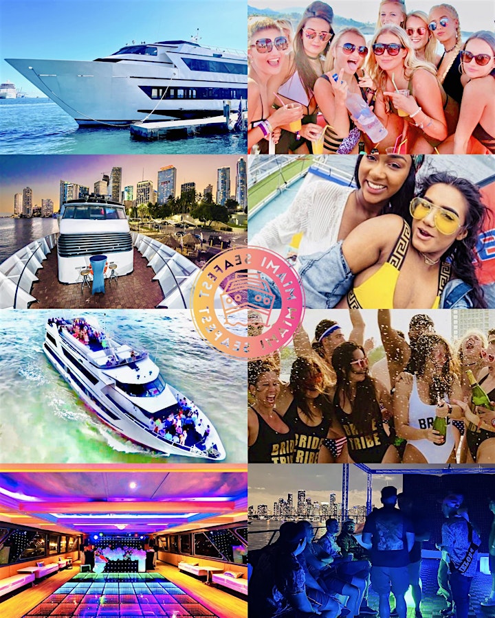#1 Party Boat Miami  + Open Bar Booze Cruise Miami image