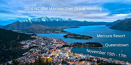 New Zealand Maximo User Group Meeting primary image