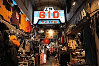 Tokyo Walk 13: Ueno, Bustling Open-Air Market and Hidden Alleys tickets