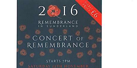 Sunderland Concert of Remembrance primary image