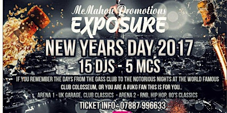 Club Exposure New Year's Day 2017 primary image