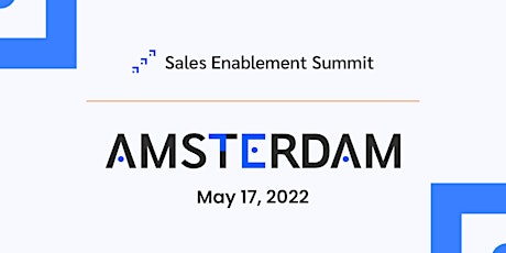 Sales Enablement Summit | Amsterdam tickets