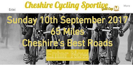 Cheshire Cycling Sportive Gold Cup 10th September 2017