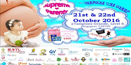 Supreme Parents Parenthood seminar N bazaar - BEFORE WE MEET primary image