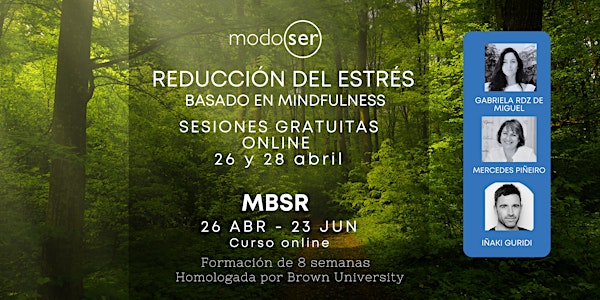 Reducción del Estrés basado en Mindfulness-Sesiónes Gratuitas Online