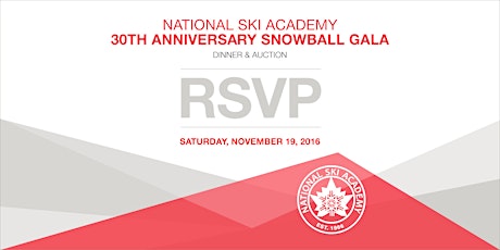 Mike Wiegele Helicopter Skiing - National Ski Academy 30th Anniversary SnowBall Gala primary image