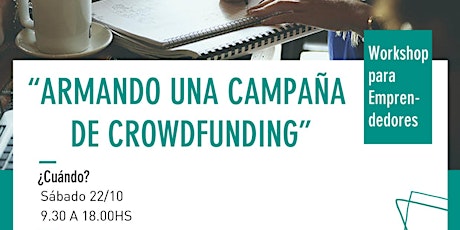 Imagen principal de Workshop para emprendedores: "Armando una campaña de Crowdfunding"
