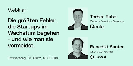 Image principale de Die größten Fehler, die Startups im Wachstum begehen