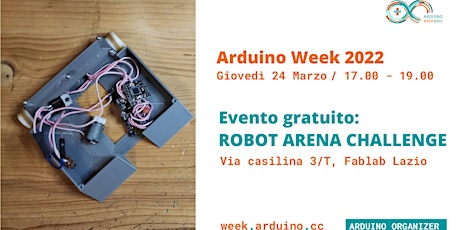 Immagine principale di Arduino week 2022: Robot Arena Challenge 
