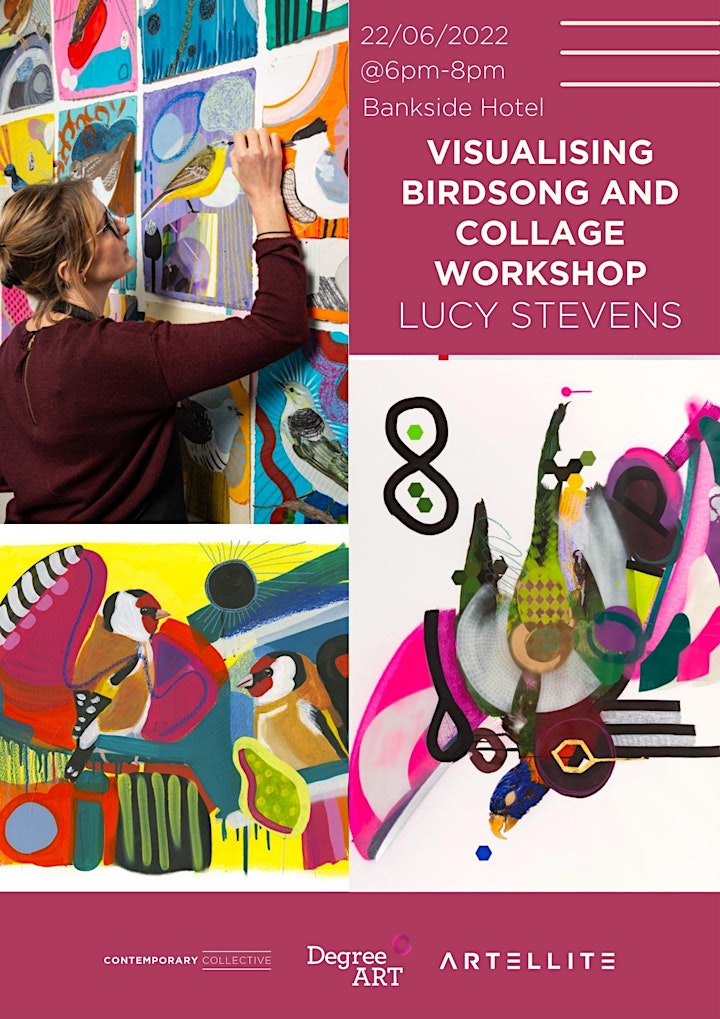 Taste of Art - Birdsong / Collage Workshop & Dinner with Lucy Stevens image