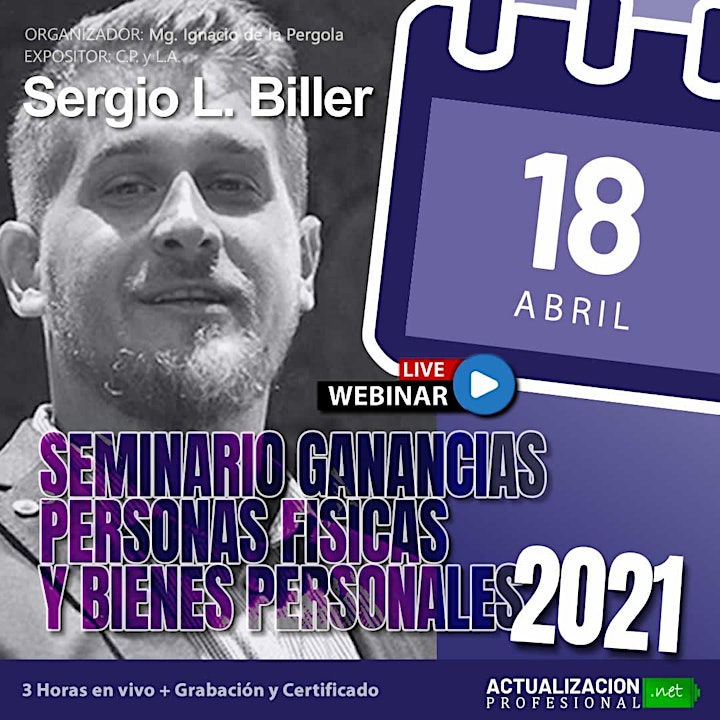 Imagen de SEMINARIO Ganancias Personas Físicas y Bienes Personales 2021