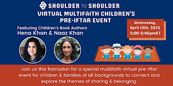 Multifaith Children’s Pre-Iftar Virtual Event