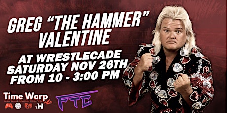 Greg 'The Hammer' Valentine Meet & Greet at WrestleCade!!!