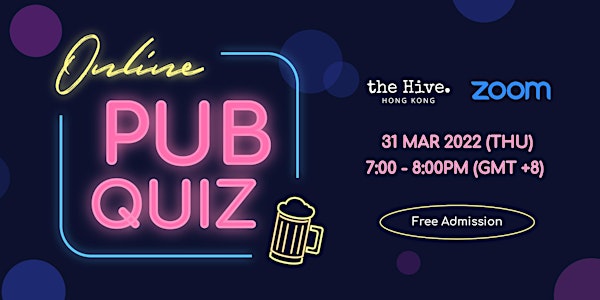 The Hive Online Pub Quiz