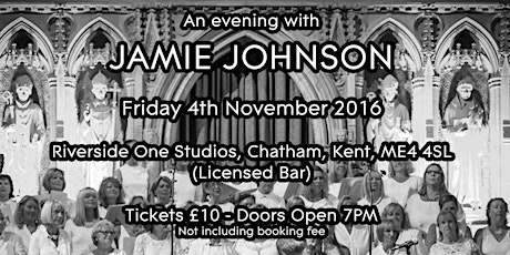 An evening with Jamie Johnson @ Riverside One Studios primary image