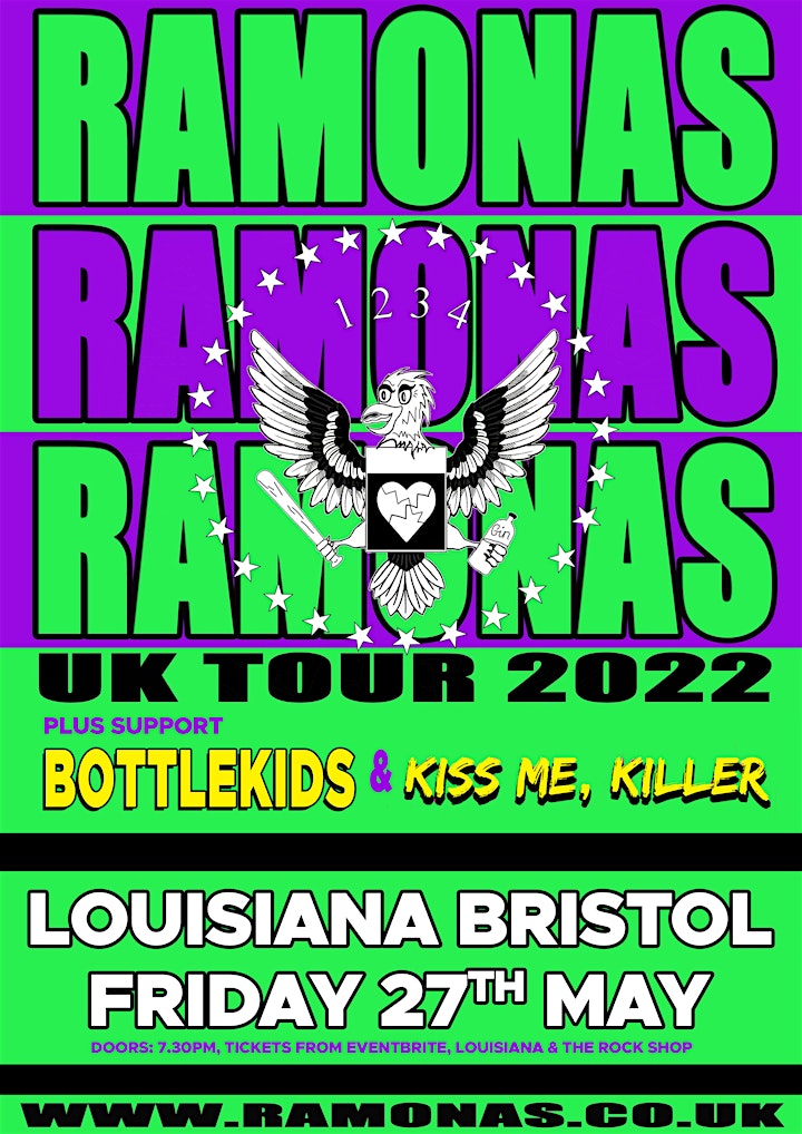 Ramonas (Female Ramones Tribute) / Kiss Me Killer / Bottlekids at Louisiana image