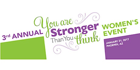 2017 "You Are {Stronger} Than You Think" Women's Event primary image