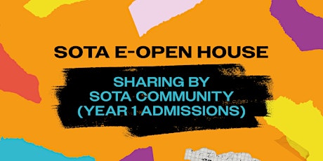 Hauptbild für Sharing by SOTA Community - Year 1 Admission/ DSA-Sec