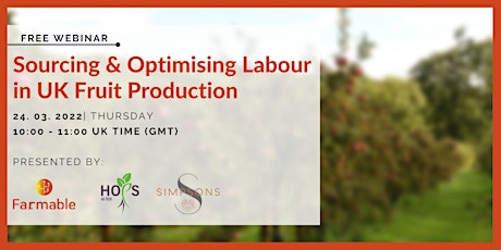 Sourcing & Optimising Labour in UK Fruit Production primary image