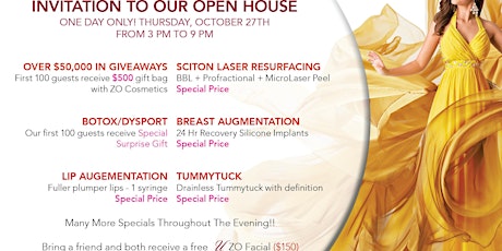 USculpt Plastic Surgery Open House primary image