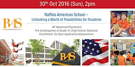 Raffles American School- Unlocking a World of Possibilities for Students primary image