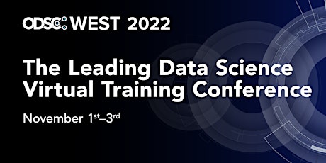 ODSC West 2022 | Virtual Conference Registration tickets