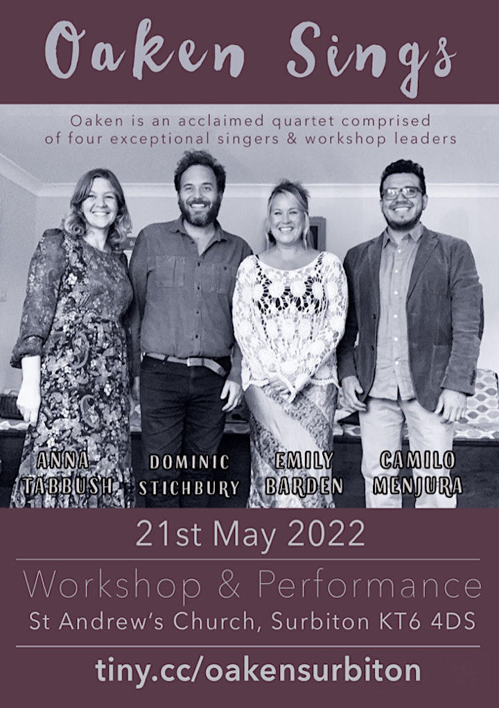 Oaken Sings: Workshop & Concert image