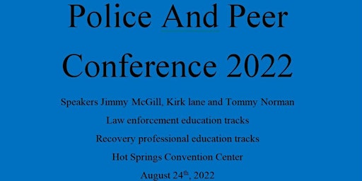 Police and Peers Conference 2022.