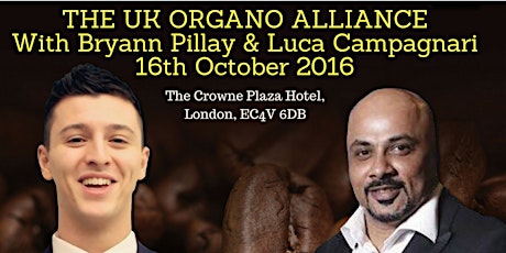 London UK Event 16th October with Bryann Pillay & Luca Campagnari primary image