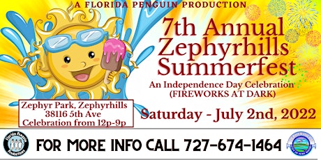 7th Annual Zephyrhills Summerfest Fireworks (July 2nd) tickets