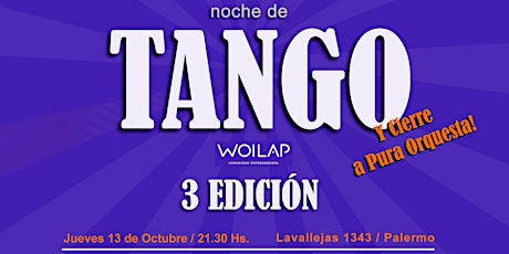 Imagen principal de Noche de Tango en WOILAP