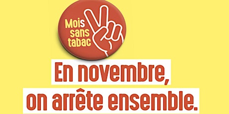 Image principale de Moi(s) sans tabac : évènement soutien du 5 novembre 2016